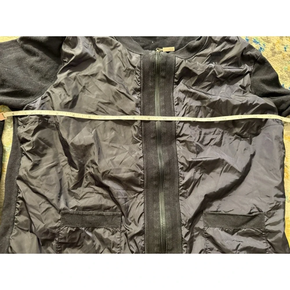 Moncler Bomber Jacket Kids Size L Lightweight Blue Jock Cool Satin Transitional